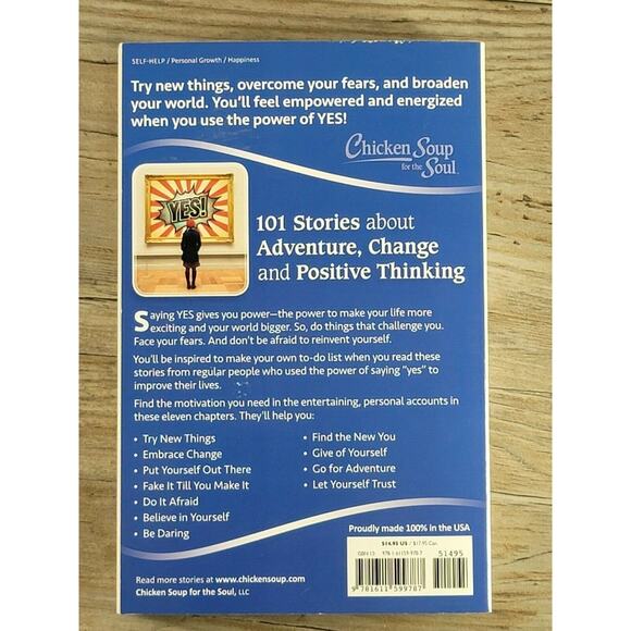 Chicken Soup for Soul Book The Power of Yes! 101 Stories of Positive Thinking - Picture 2 of 4